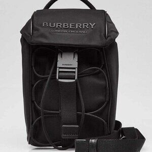 Burberry Black Nylon Murray Crossbody Sling Bag